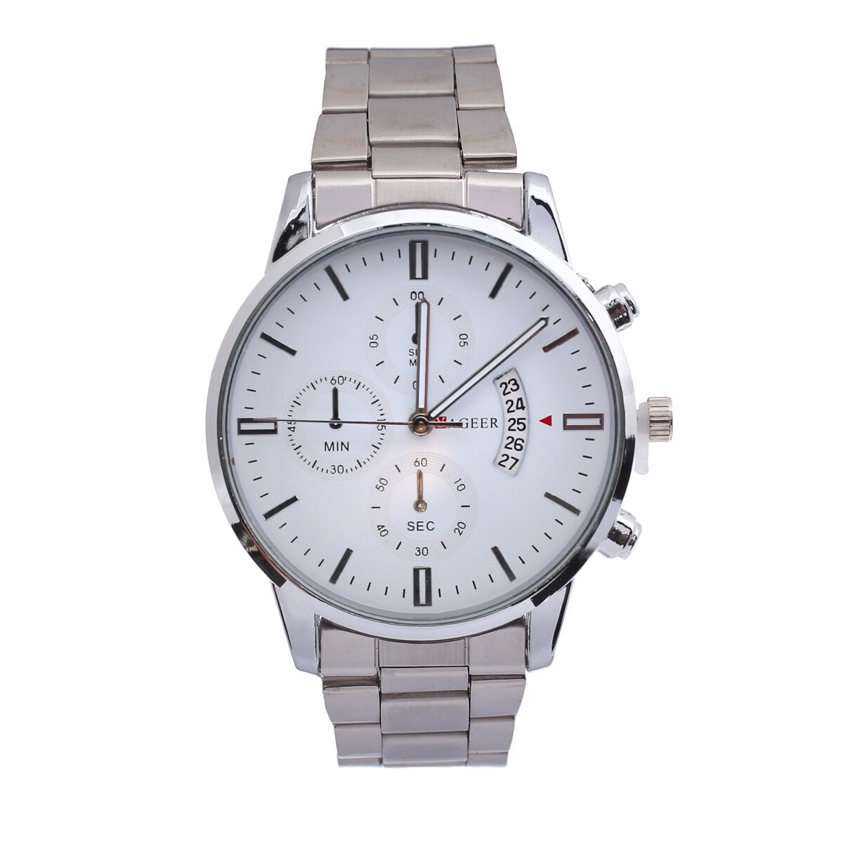 Часы наручные мужские yageer, кварцевые, металл, d=3.8 см